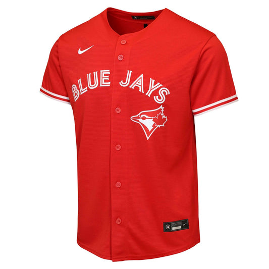 Youth Nike MLB Toronto Blue Jays Canada Day Replica Blank Jersey - Scarlet