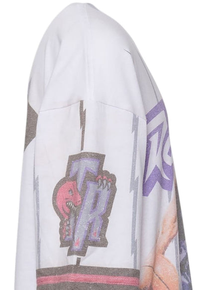 Mitchell & Ness Youth Toronto Raptors Vince Carter Playmaker Sub S/S T-Shirt - White
