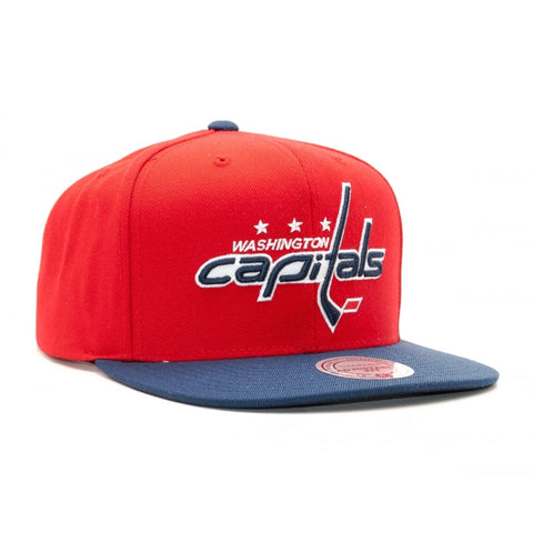 American Needle Wool Replica 400s Washington Capitals American Needle Red/Blue Snapback Hat