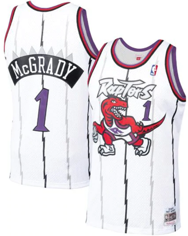 Tracy McGrady #1 Toronto Raptors Mitchell & Ness 1998 Swingman Jersey - White
