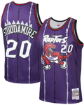 Toronto Raptors 1995-96 Damon Stoudamire #20 Swingman Jersey Mitchell N Ness - Purple