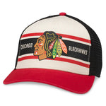 American Needle Sinclair Chicago Blackhawks Black Curved Brim Hat