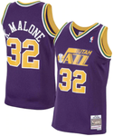 Men's Mitchell & Ness NBA Karl Malone Utah Jazz 1991-92 Hardwood Classics Swingman Jersey - Purple