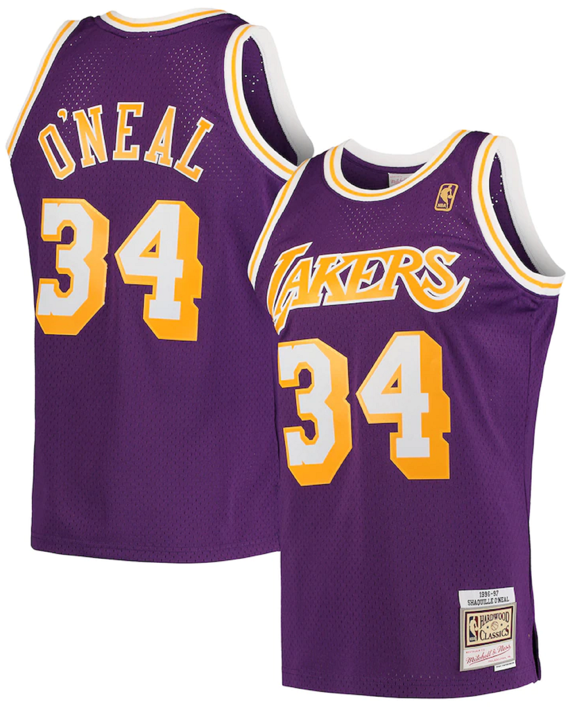 White and purple lakers jersey hotsell