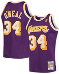 Shaquille O'Neal #34 Los Angeles Lakers Mitchell & Ness 1996-97 Hardwood Classics Swingman Player Jersey - Purple