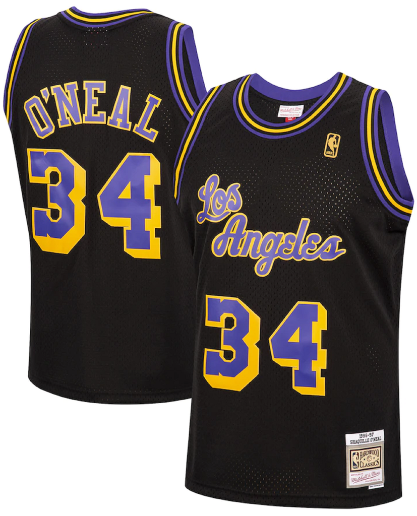 lakers black and white jersey