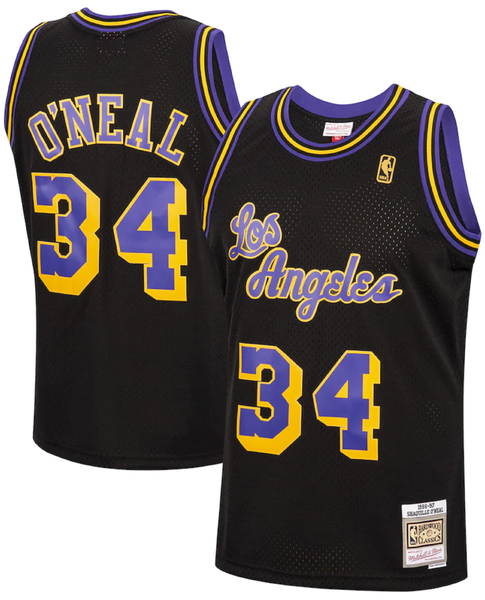 Los Angeles Lakers Youth Jersey Mitchell & Ness #34 Shaquille O'Neal Royal  Blue