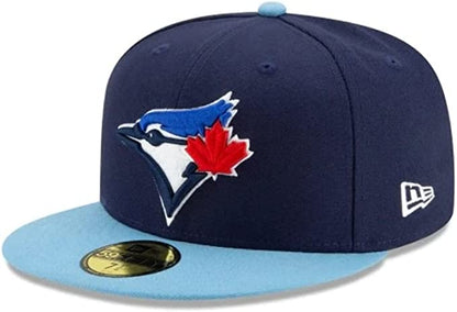 New Era Toronto Blue Jays Alternate 3 Authentic 59Fifty Fitted Hat - Navy  & Light Blue