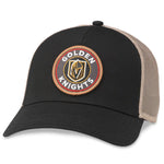 American Needle Valin Vegas Golden Knights Black Curved Brim Hat