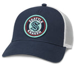 American Needle Valin Seattle Kraken Blue Curved Brim Hat