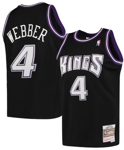 Men's Mitchell & Ness NBA Chris Webber Sacramento Kings 2000/01 Hardwood Classics Swingman Jersey - Black