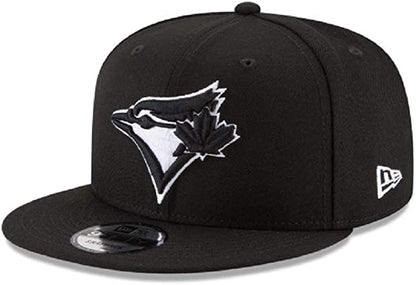 New Era 59Fifty Men's Hat MLB Toronto Blue Jays Black Alternate Bird Fitted Cap