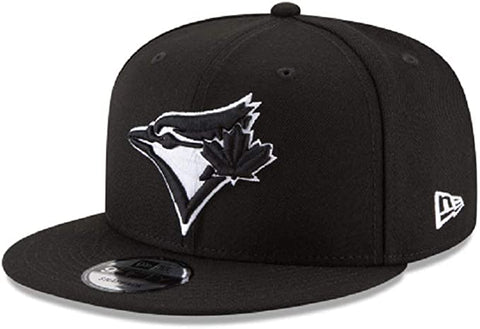 New Era 59Fifty Men's Hat MLB Toronto Blue Jays Black Alternate Bird Fitted Cap