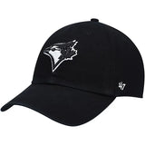 Toronto Blue Jays '47 Clean Up Adjustable Cap - Black & White Logo