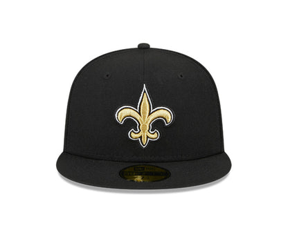 New Era New Orleans Saints Super Bowl 44 59FIFTY Hat - Black - 5950 Cap