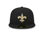 New Era New Orleans Saints Super Bowl 44 59FIFTY Hat - Black - 5950 Cap