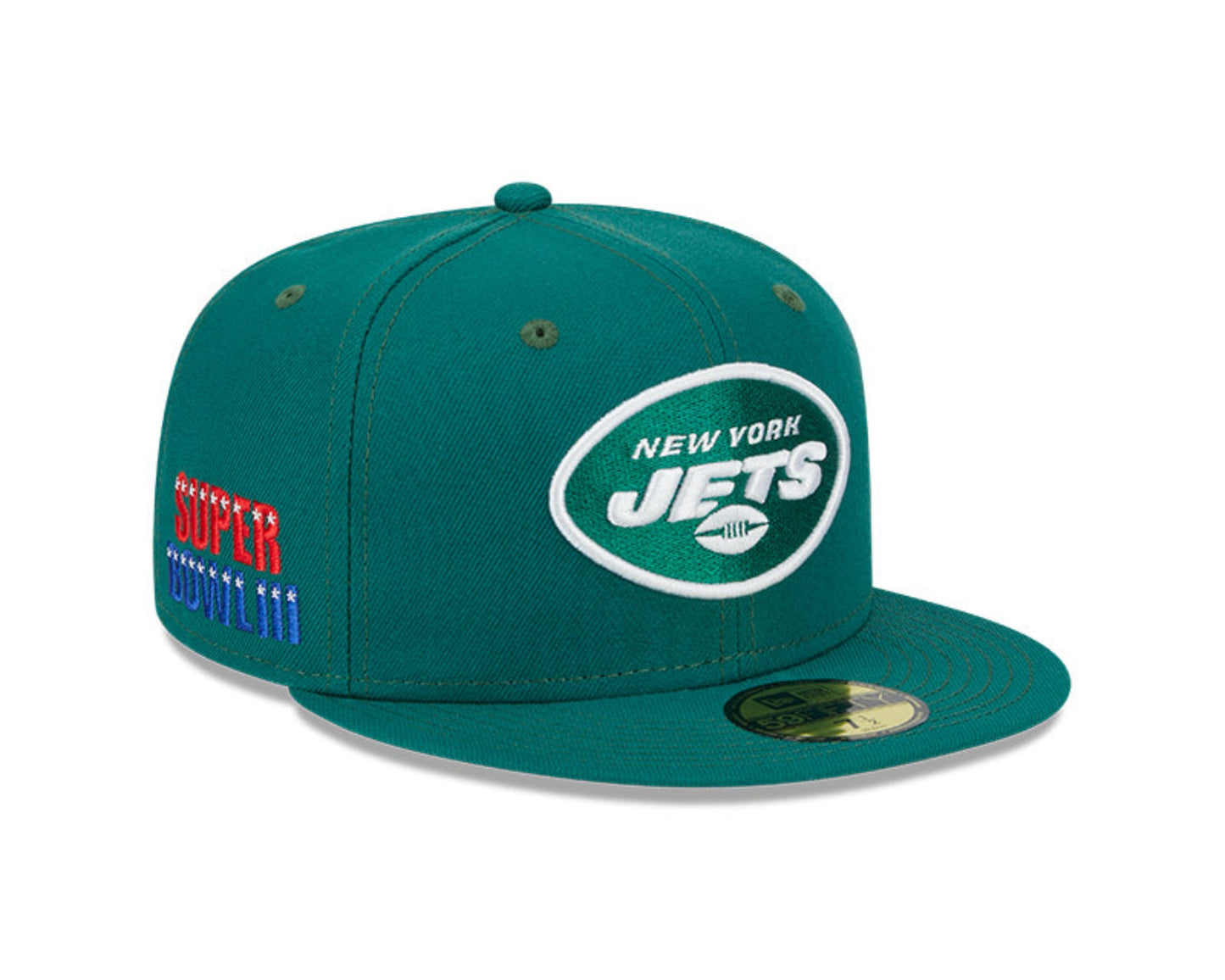 New Era New York Jets Super Bowl 3 59FIFTY Hat - Green
