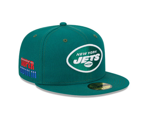 New Era New York Jets Super Bowl 3 59FIFTY Hat - Green