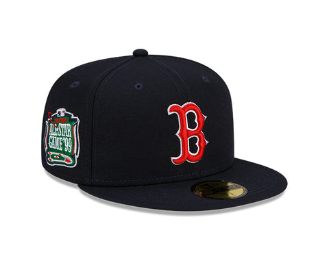 New Era Boston Red Sox All Star Game 1999 59FIFTY Black Red Logo - Fitted Hat