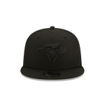 New Era Toronto Blue Jays Adjustable 9Fifty MLB Trucker Snapback Hat - Black Out