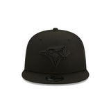 New Era Toronto Blue Jays Adjustable 9Fifty MLB Trucker Snapback Hat - Black Out