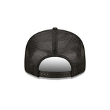 New Era Toronto Blue Jays Adjustable 9Fifty MLB Trucker Snapback Hat - Black Out