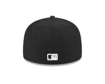 New Era Boston Red Sox 59FIFTY Black White Logo - Fitted Hat