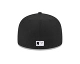 New Era Boston Red Sox 59FIFTY Black White Logo - Fitted Hat