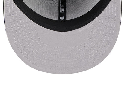 New Era Boston Red Sox 59FIFTY Black White Logo - Fitted Hat