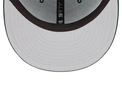 New Era Blue Jays 59FIFTY Green White Logo - Fitted Hat