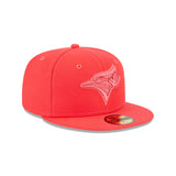 New Era Toronto Blue Jays Neon Red 59fifty Snapback Hat