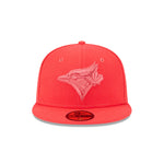 New Era Toronto Blue Jays Neon Red 59fifty Snapback Hat
