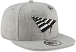 New Era Paper Planes Original Crown Adjustable Snapback Hat - Heather Grey