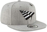 New Era Paper Planes Original Crown Adjustable Snapback Hat - Heather Grey