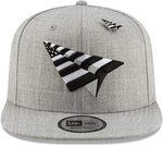 New Era Paper Planes Original Crown Adjustable Snapback Hat - Heather Grey