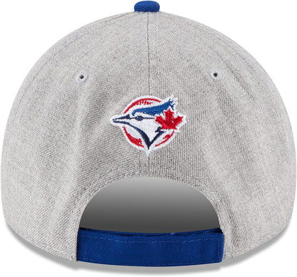 MLB New Era Toronto Blue Jays 9Forty Adjustable Hat - Grey & Blue (Youth)