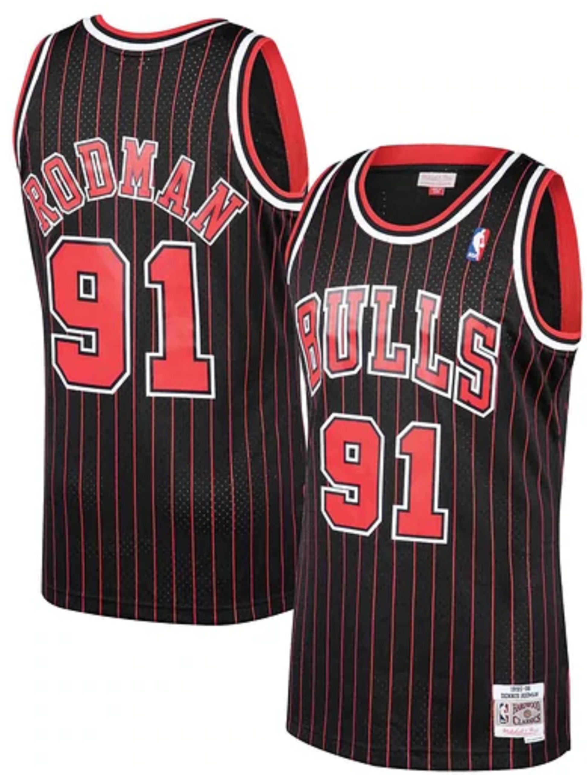Mitchell & Ness Men's NBA Chicago Bulls Dennis Rodman 1995/96 Mitchell & Ness Men's NBA Chicago Bulls Dennis Rodman 1995/96