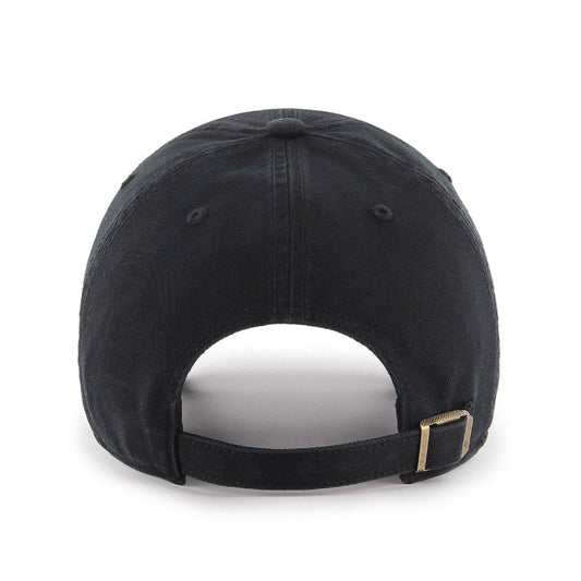 Seattle Seahawks NFL ’47 Brand Adjustable Unstructured Clean Up Black on Black Hat