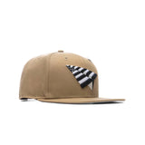 New Era 9Fifty Paper Planes Original Crown Adjustable Snapback Hat - Maple Brown