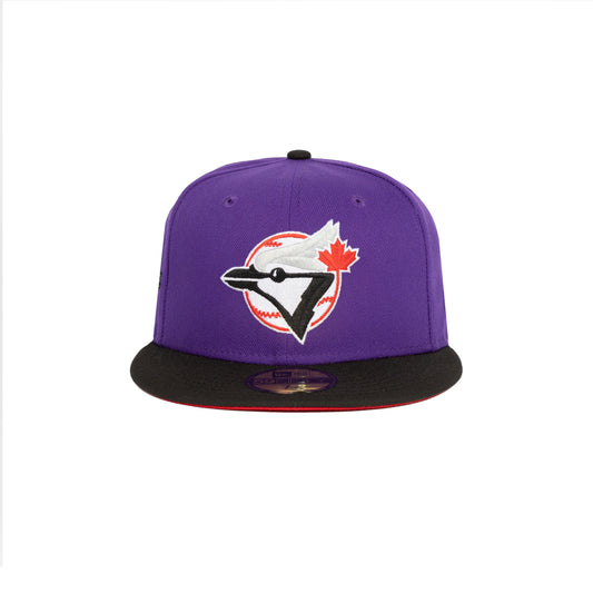 New Era 1992 World Series Toronto Blue Jays 59FIFTY Custom Fitted Hat - True Purple/Black