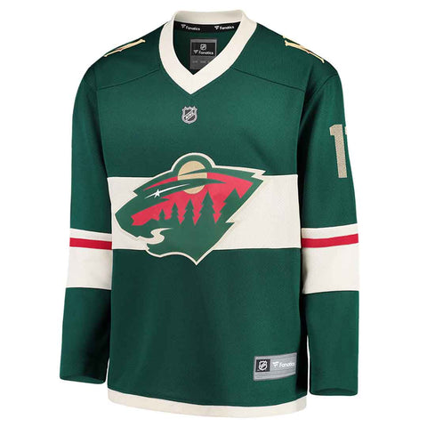 Fanatics - Kids' (Youth) Minnesota Wild Zach Parise Replica Home Jersey