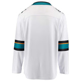 Fanatics - Kids' (Youth) San Jose Sharks Breakaway Away White Jersey