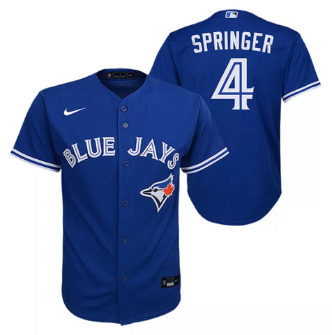 George Springer Toronto Blue Jays Nike Youth Alternate Replica Player Jersey - Royal
