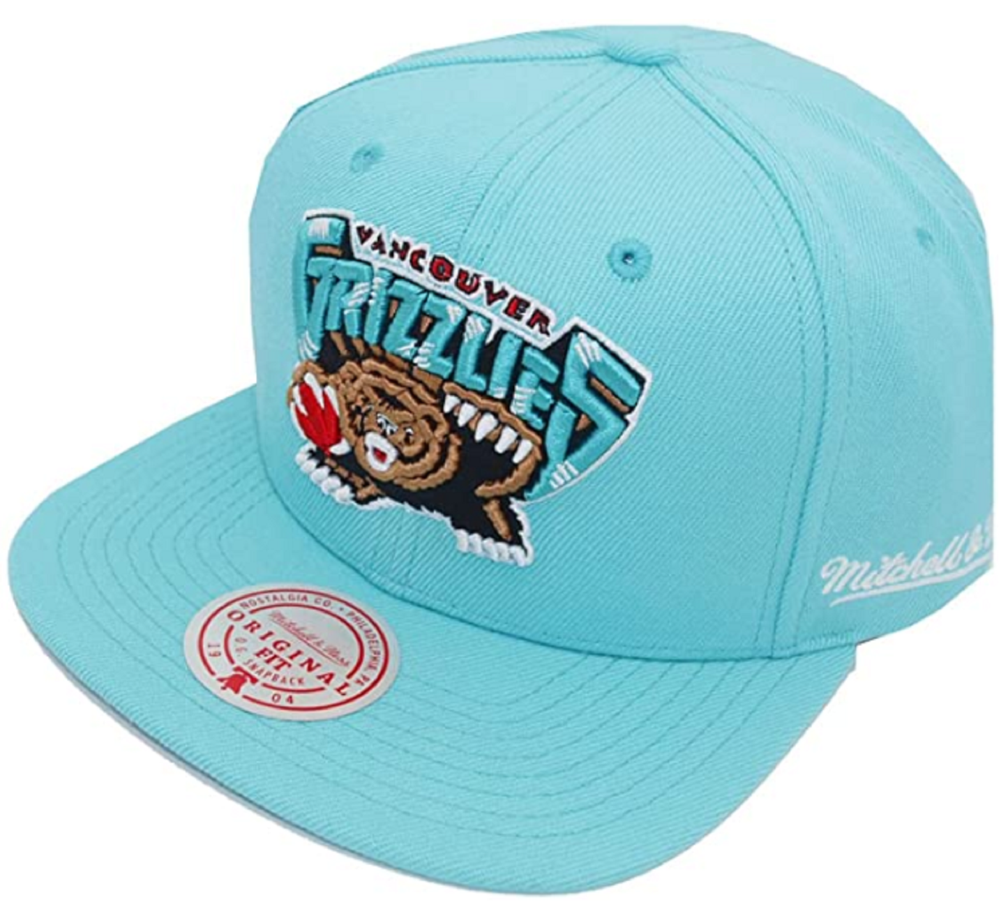 Mitchell&Ness ペトロビッチ ネッツ Men's Vancouver Grizzlies Mitchell & Ness NBA Teal Wool Snapback