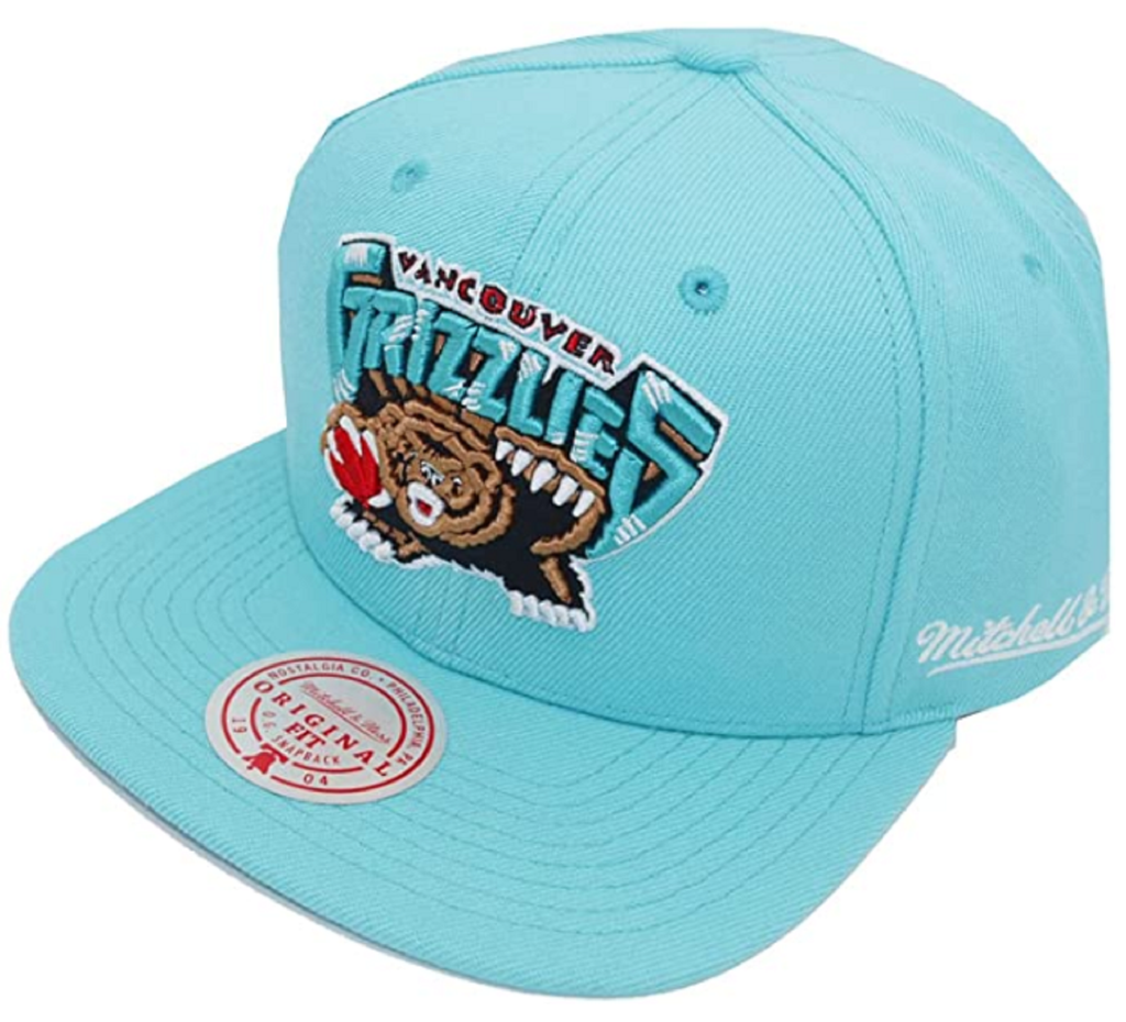 Mitchell and ness grizzlies snapback top