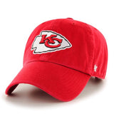 Kansas City NFL ’47 Brand Adjustable Unstructured Clean Red Hat