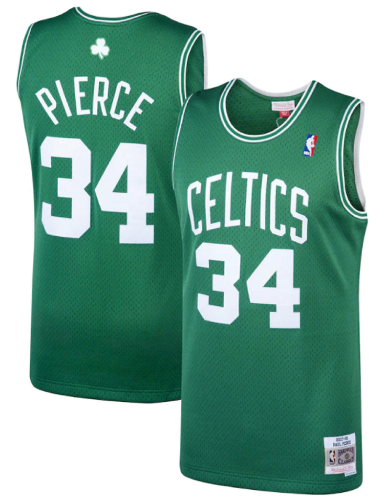 Mitchell & Ness Paul Pierce Boston Celtics White Home 2007/08 Hardwood Classics Authentic Jersey