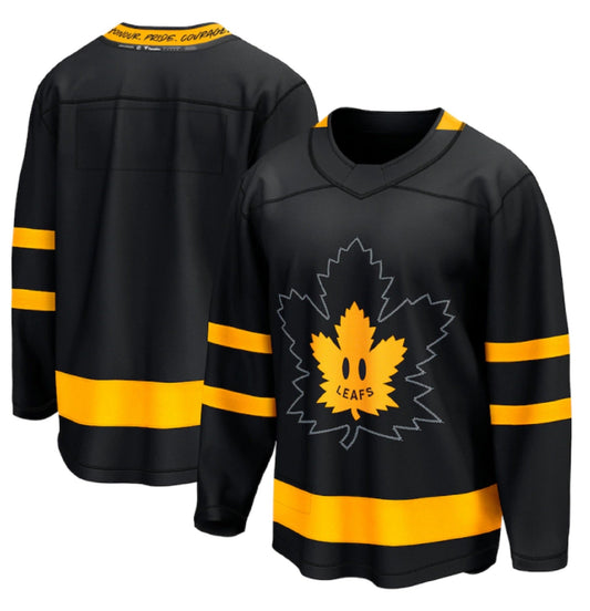 Men's Toronto Maple Leafs John Tavares Fanatics Branded Black - Alternate Premier Breakaway Reversible Player Jersey