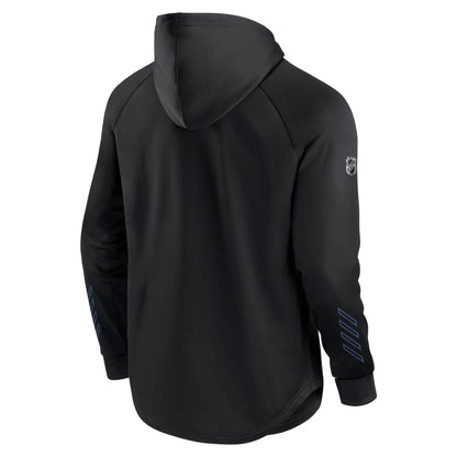 Men's Toronto Maple Leafs Fanatics Branded Black Alternate Logo Locker Room - Pullover Hoodie