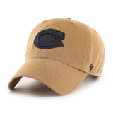 Montreal Canadiens '47 Clean Up Adjustable Cap - Dune & Black Logo